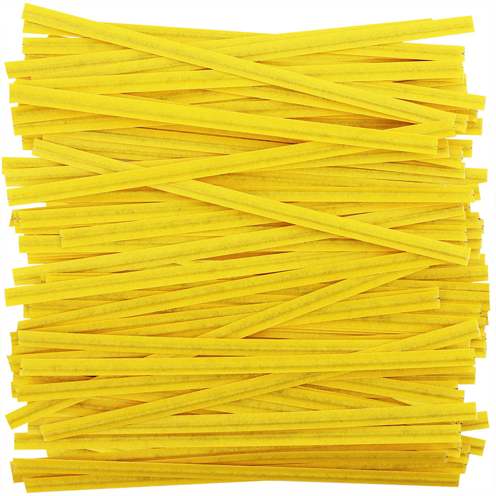 Yellow Paper Twist Ties