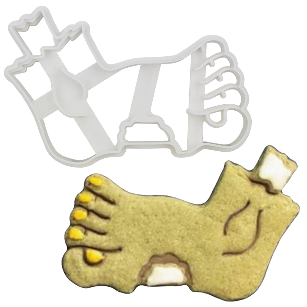 Zombie Foot Embossing Cookie Cutter