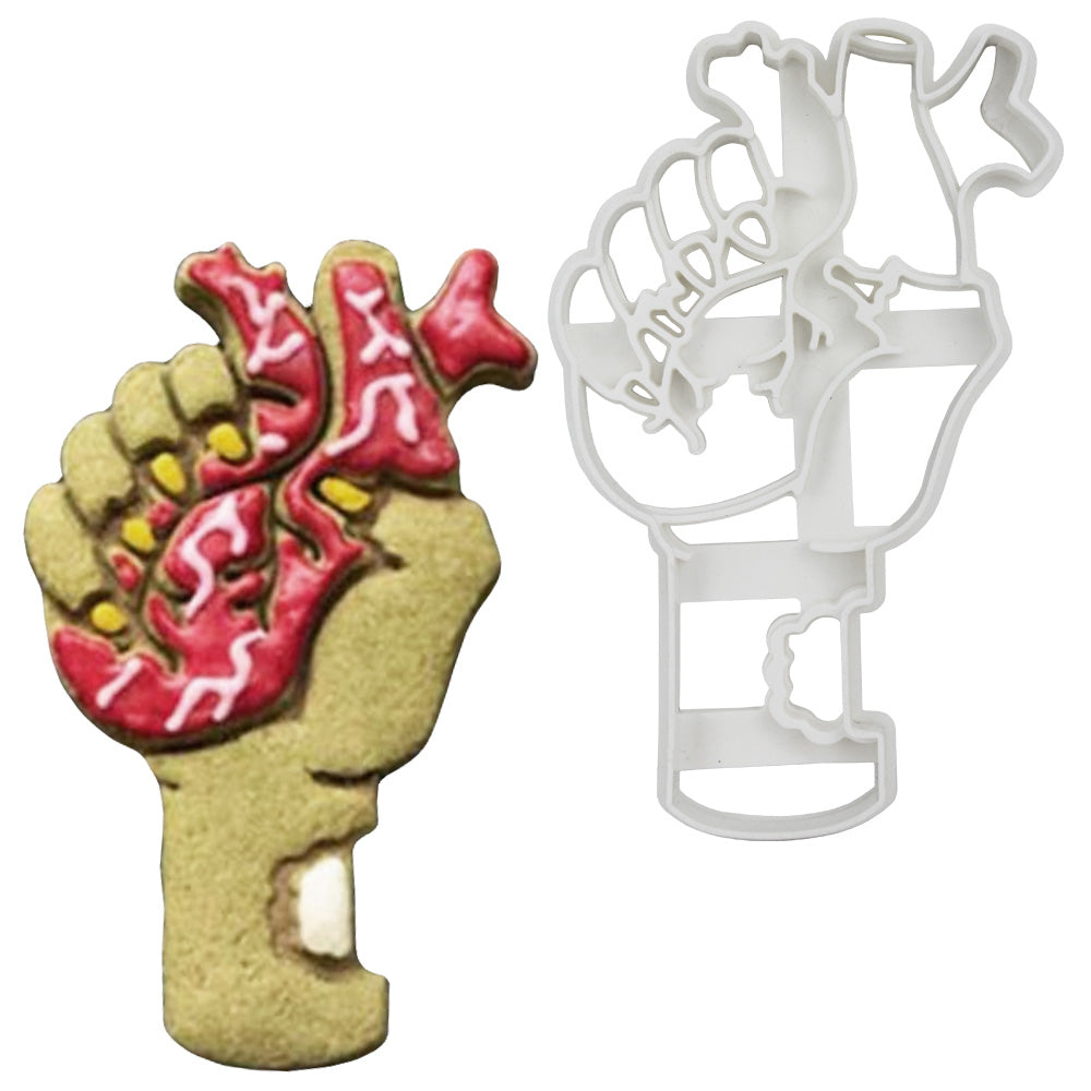 Zombie Hand Embossing Cookie Cutter