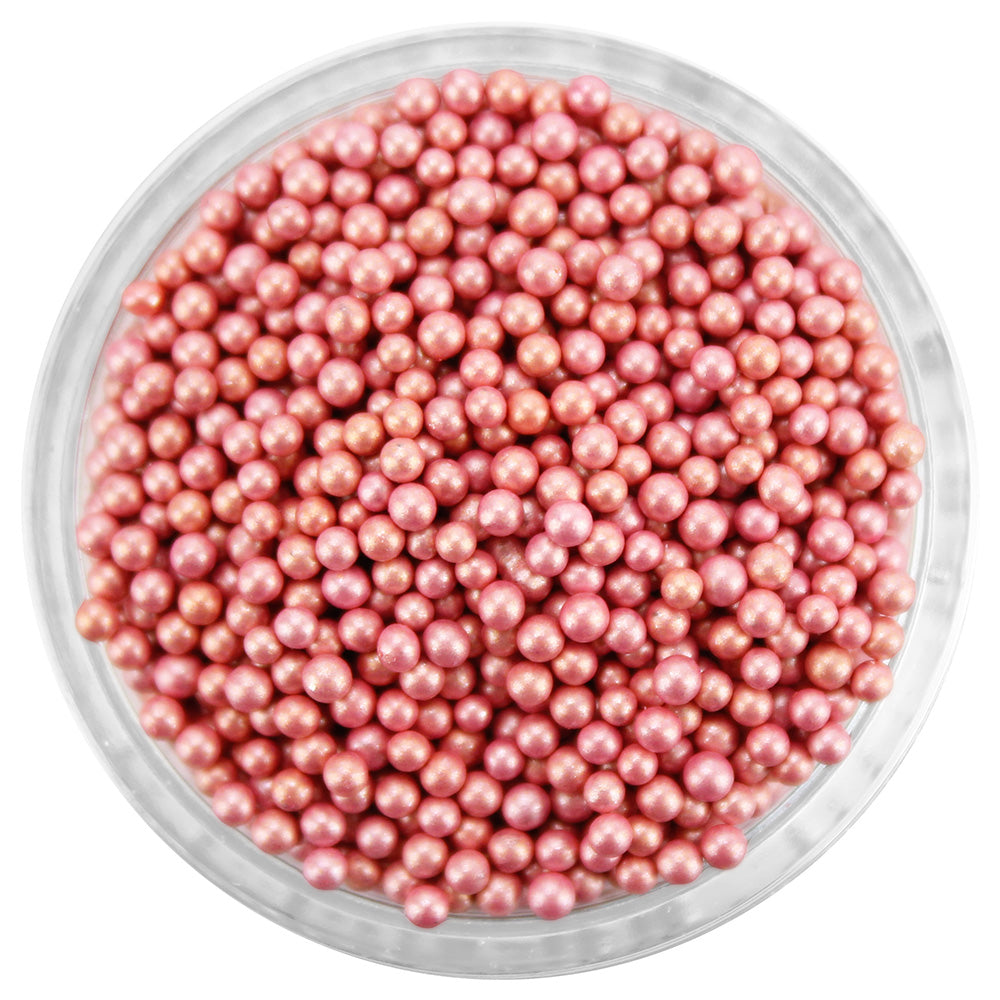 Rose Gold Edible Pearls 4MM