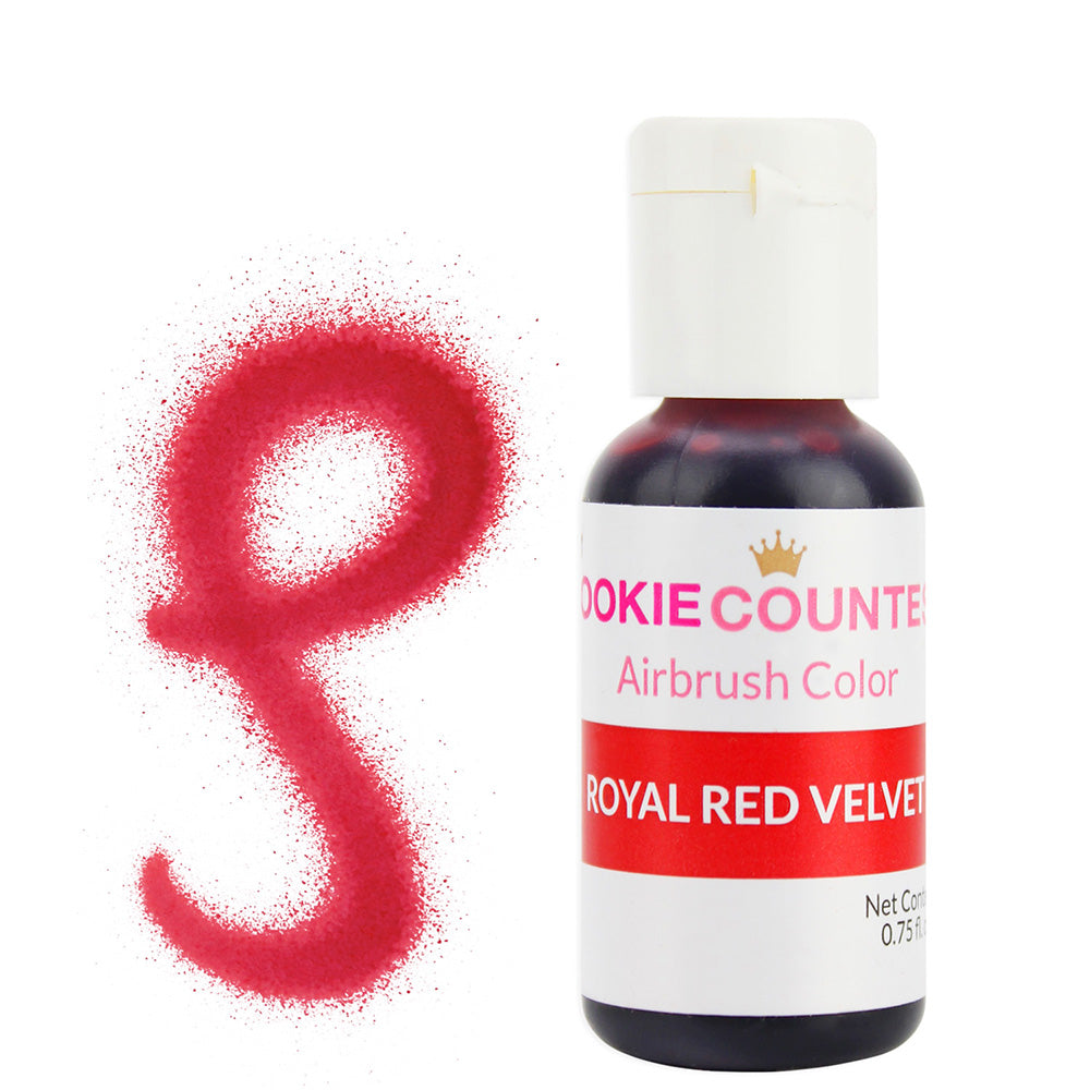 Royal Red Velvet Airbrush Coloring 2 OZ The Cookie Countess, Colorante Rojo  -  México